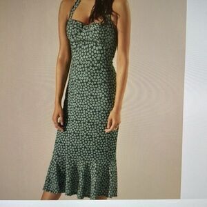 Hutch Halter Corset Midi Dress *NWT